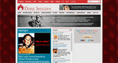Desktop Screenshot of dorjeshugden.com